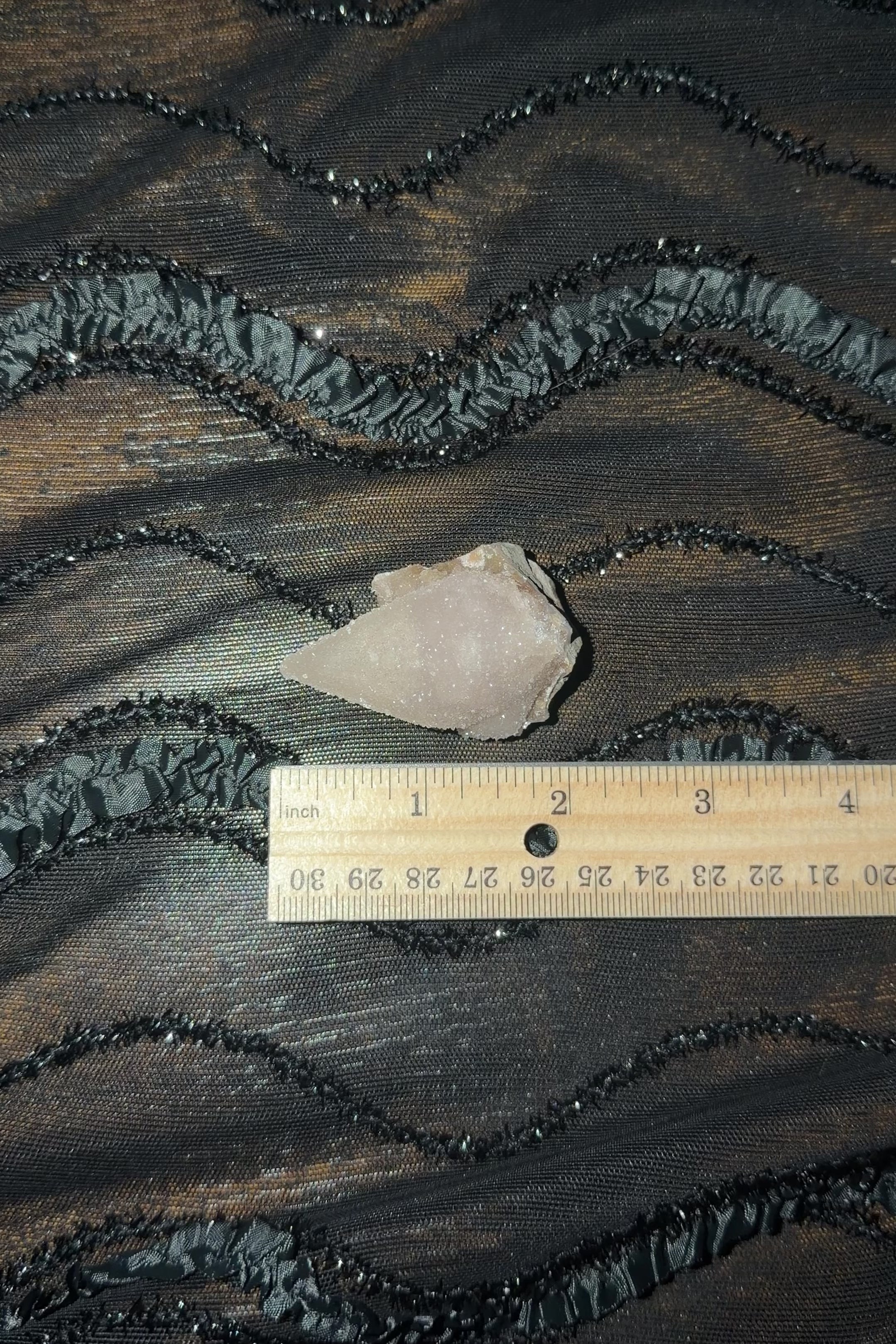 Druse Quartz Coated Dogtooth Calcite | Brazil