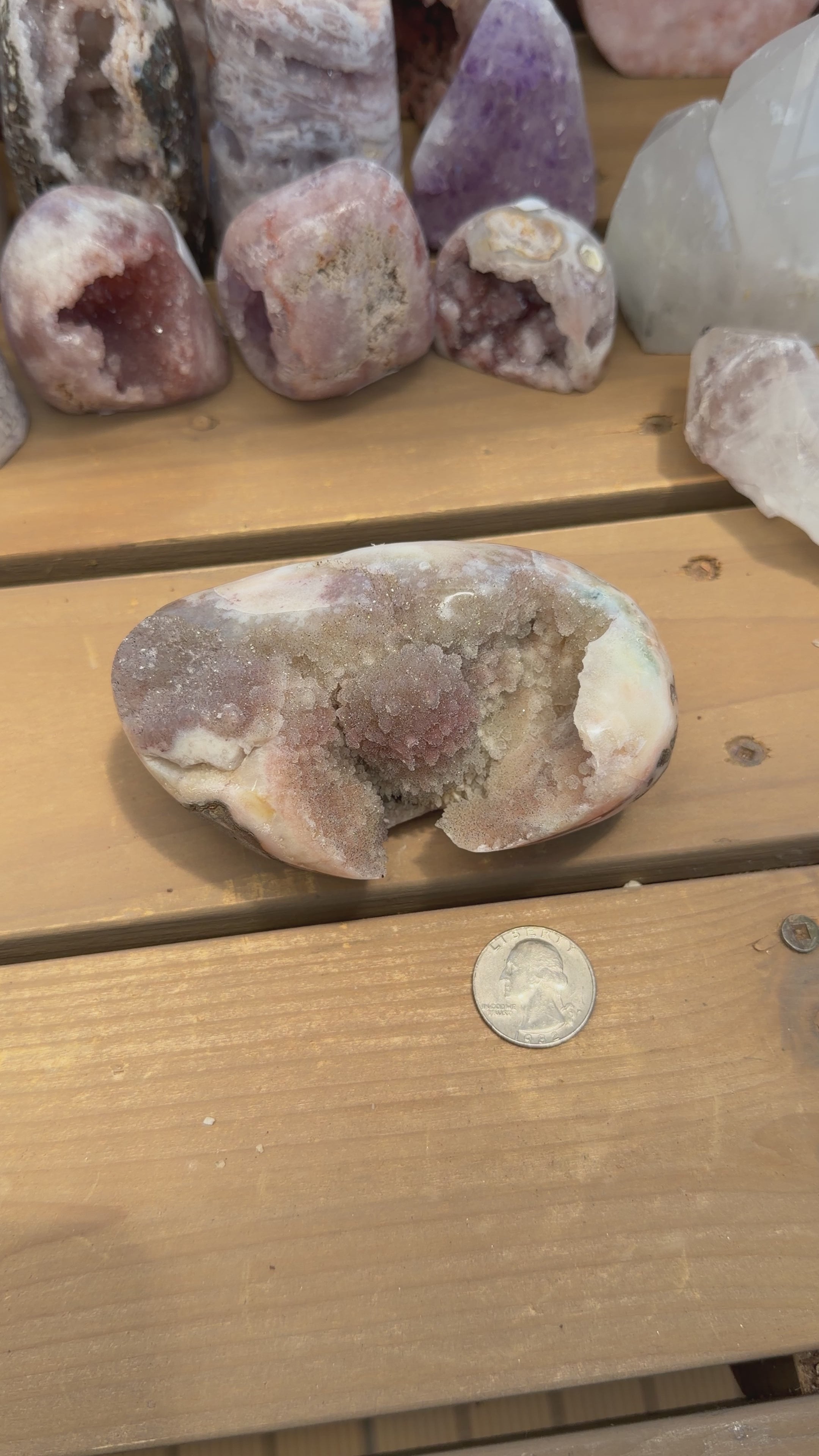 Approx 4in long. Quarter in view as size reference. 